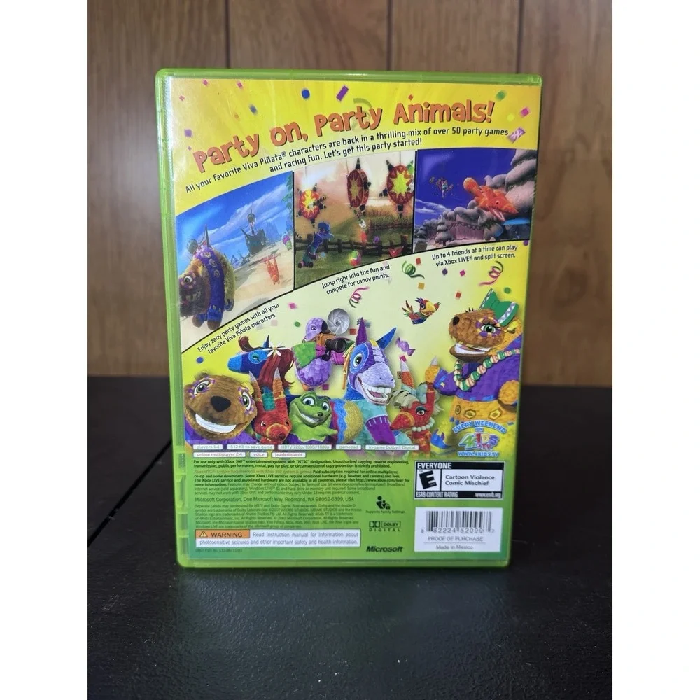 Viva Pinata: Party Animals (Xbox‎ 360, 2007) Complete Tested Working - Free Ship